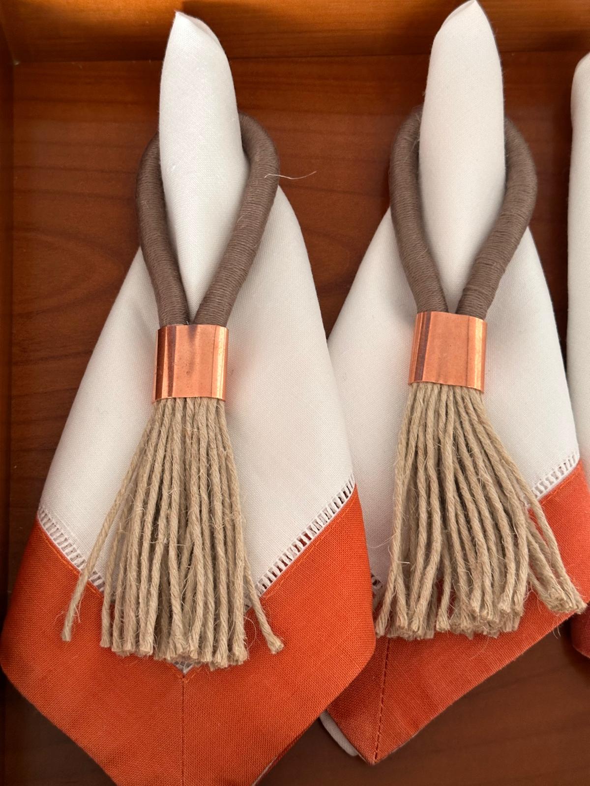 Rustic Linen Napkin Holder: Permanent Collection