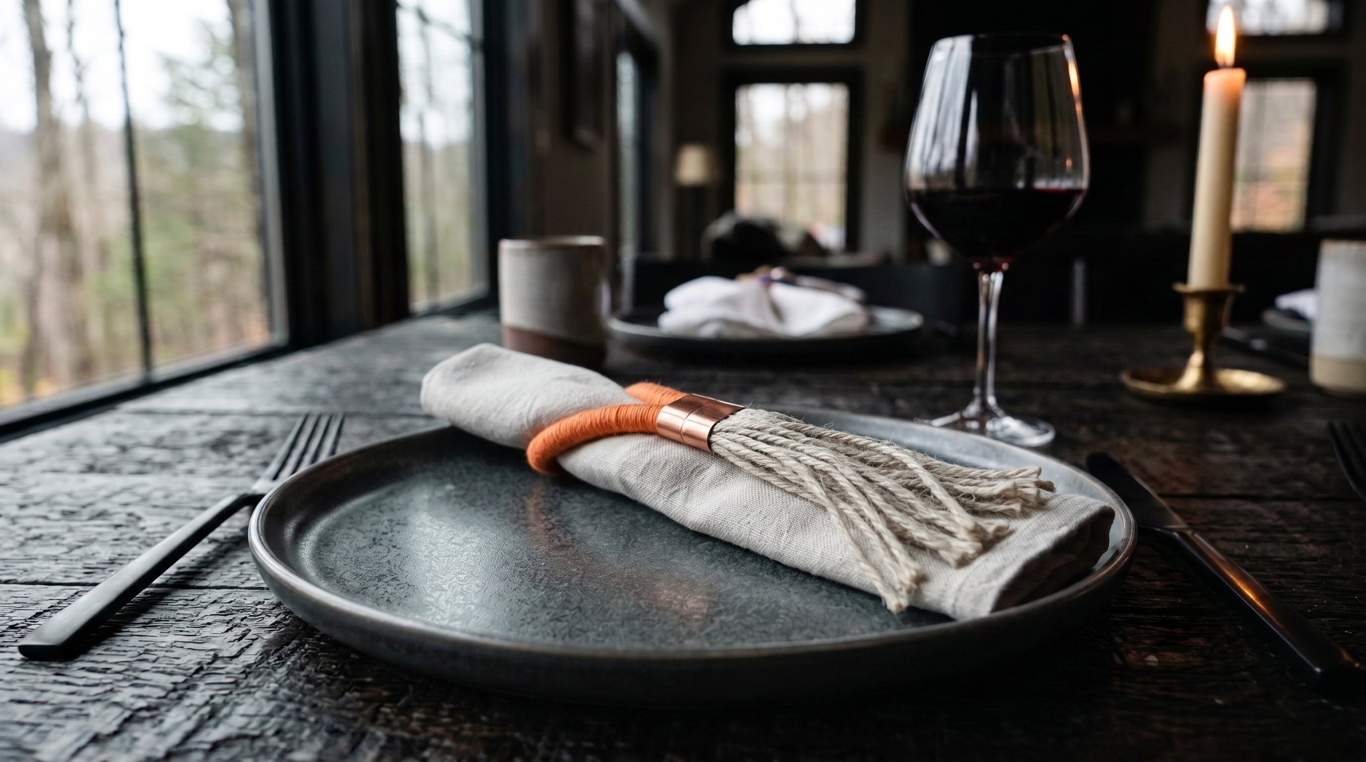 Tangerine Napkin Ring: Summer 2026 Collection