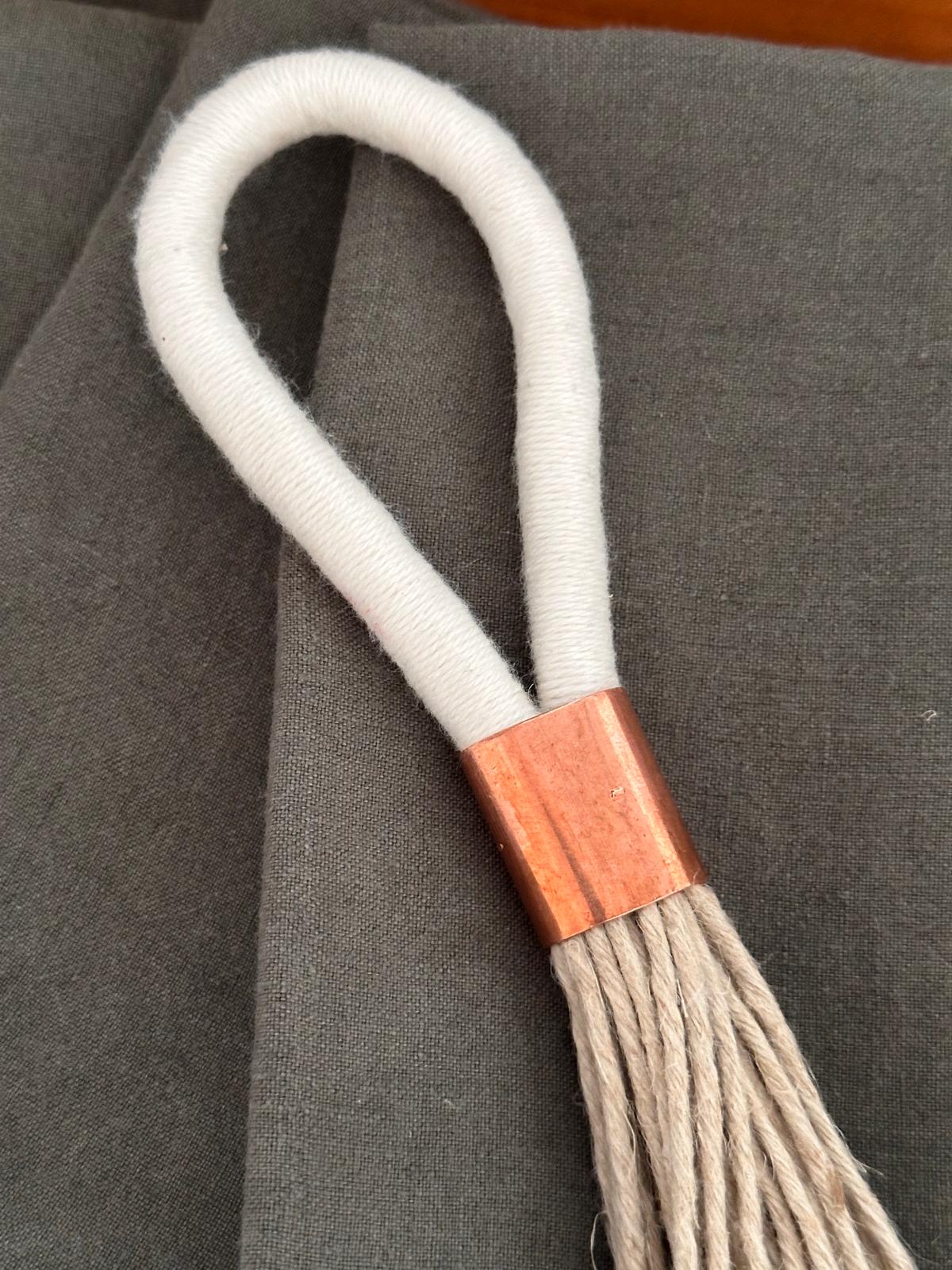 Natural Linen Napkin Holder: Permanent Collection